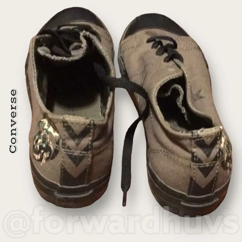 Converse One Star Army Green & Skulls Junior 5